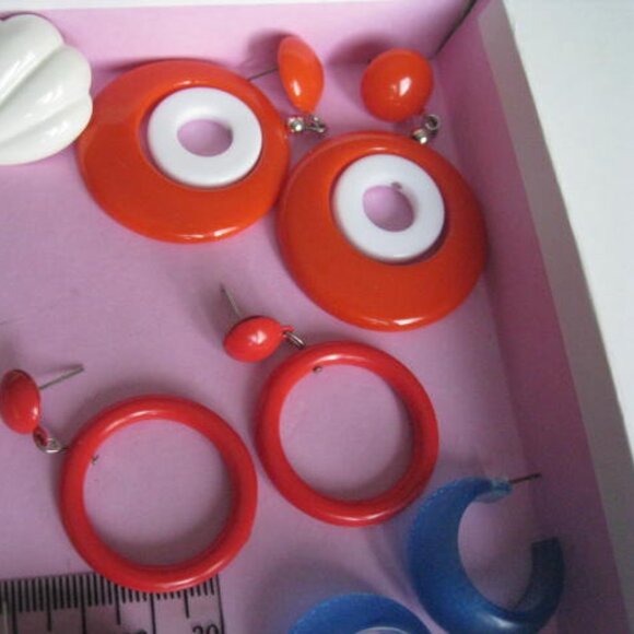 Lot of 15 Vintage Pierced Earrings No Backs - Picture 7 of 16